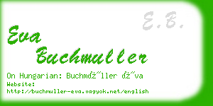 eva buchmuller business card